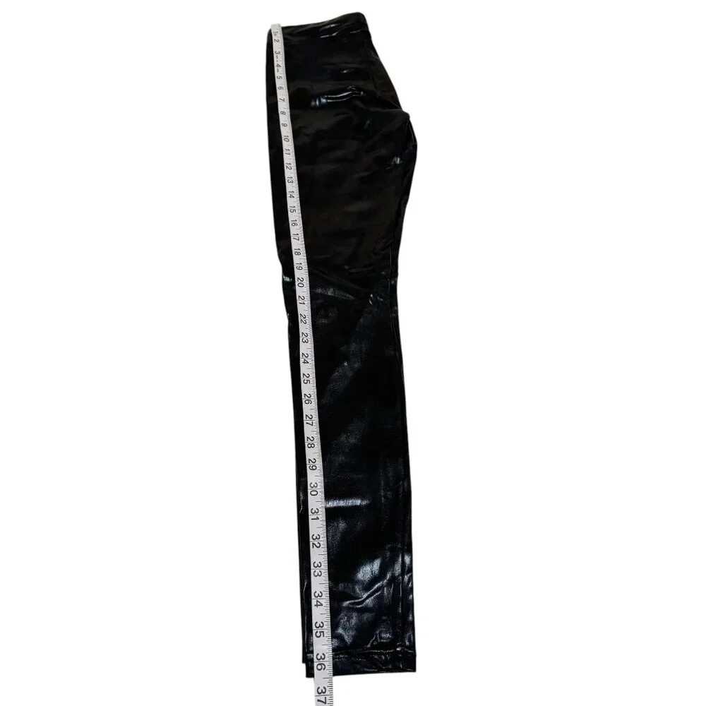 NWT! Hue Women's Glossy Black Leggings Size XS - Picture 8 of 12
